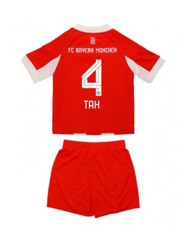 Bayern Munich Jonathan Tah #4 Replika Hemmakläder Barn 2025-26 Kortärmad (+ byxor)